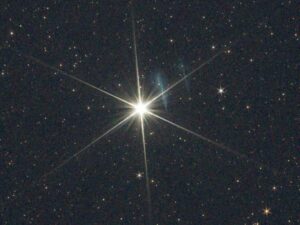 Night sky photo appearing to sparkle