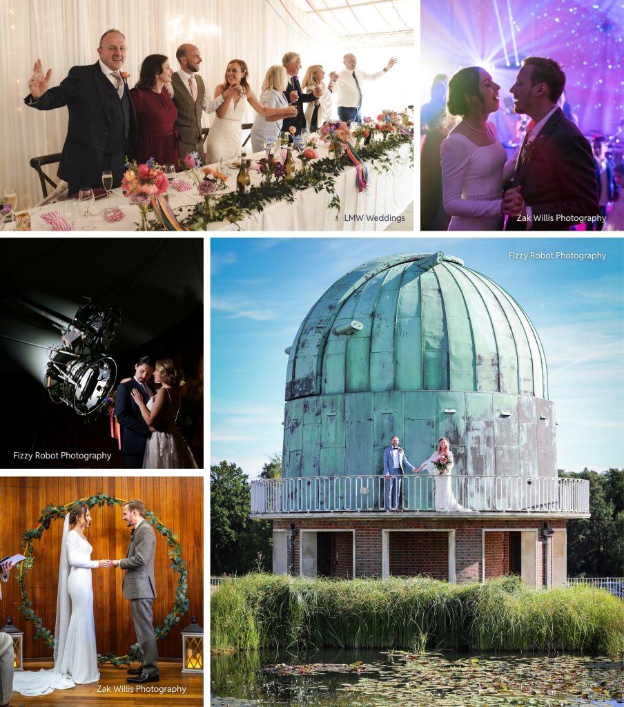 Images of couples during their wedding celebrations