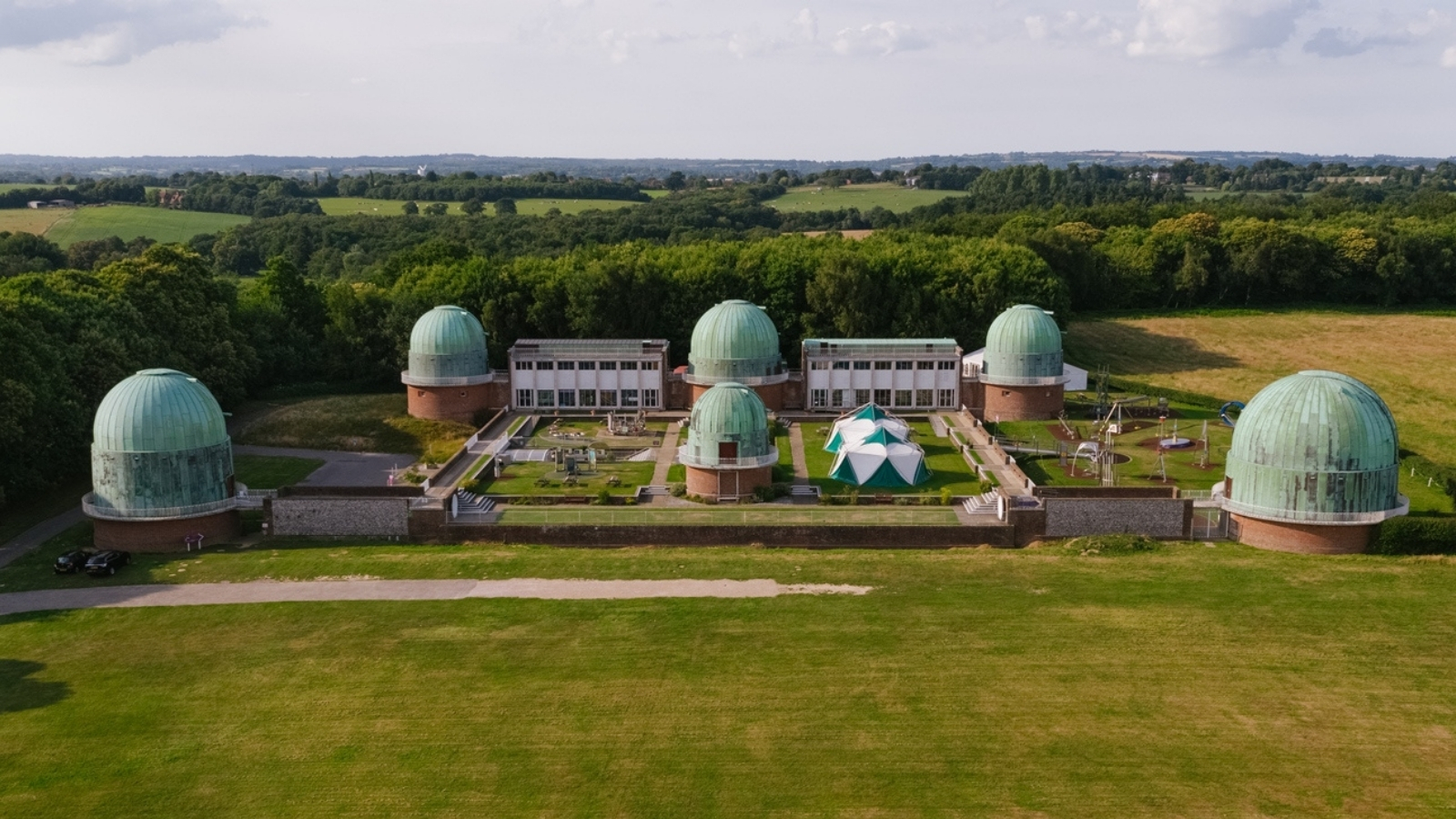 Observatory Science Centre from the air