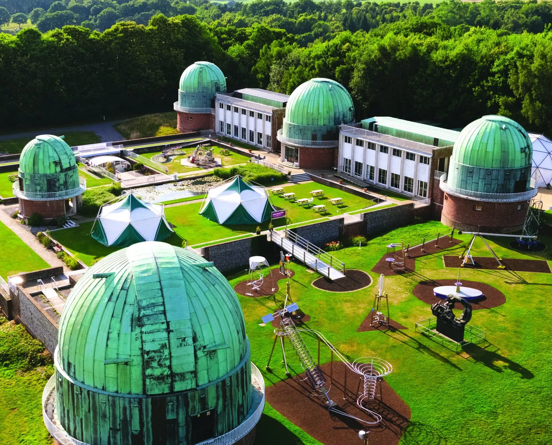 The Observatory, from the air